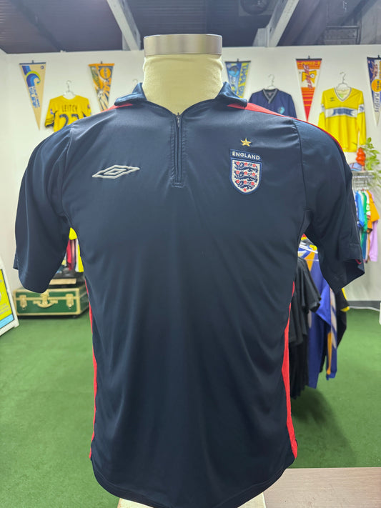 England 2004 Training Zip-Up Collar - M