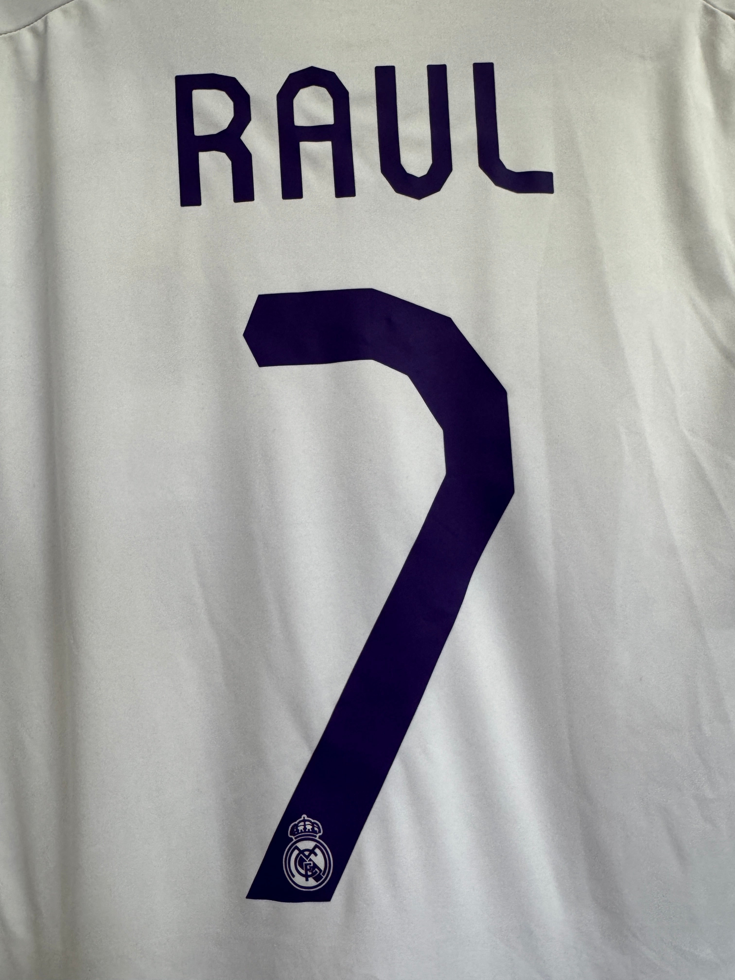 Real Madrid 2007/08 Raul #7 Home Shirt | Retro Screamers