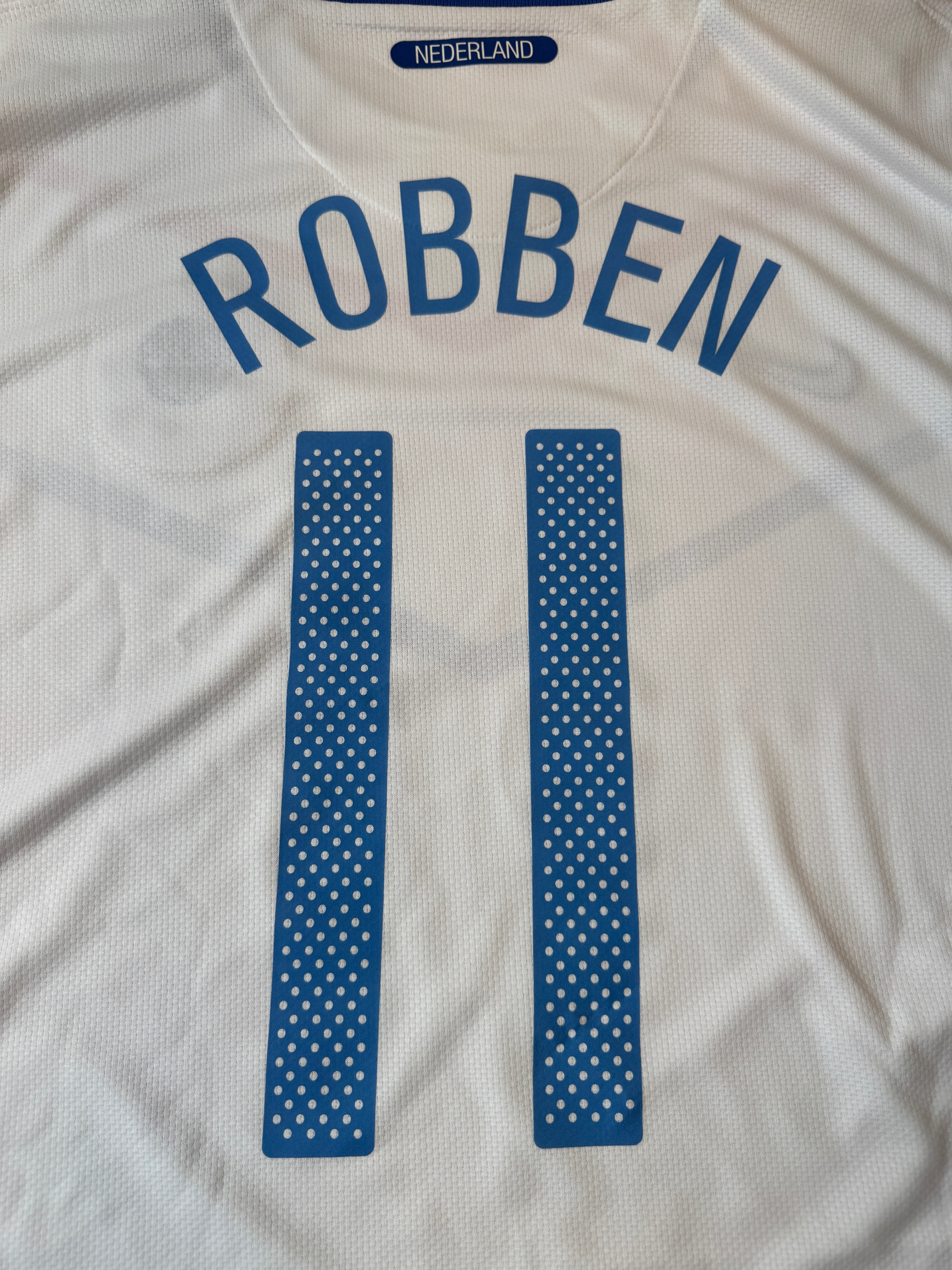 Netherlands 2010 Robben #11 Away Shirt w/ Patches - XXL