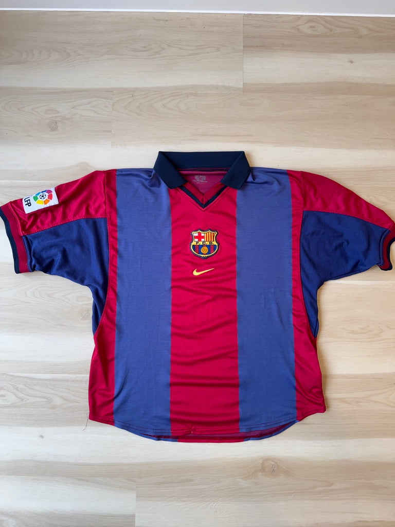 Barcelona 2000/01 Home Shirt | Retro Screamers