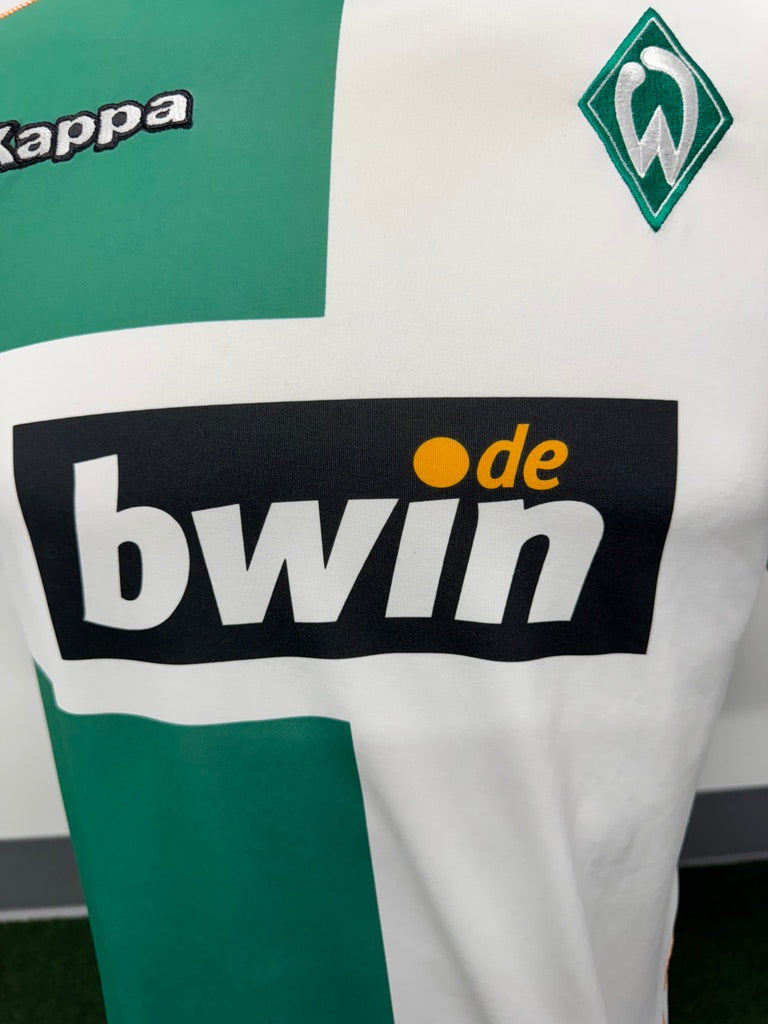 Werder Bremen 2006/07 Naldo #4 Home Shirt | Retro Screamers