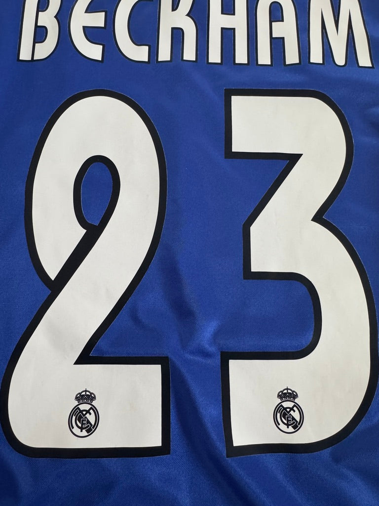 Real Madrid 2004/05 David Beckham #23 Third Shirt | Retro Screamers
