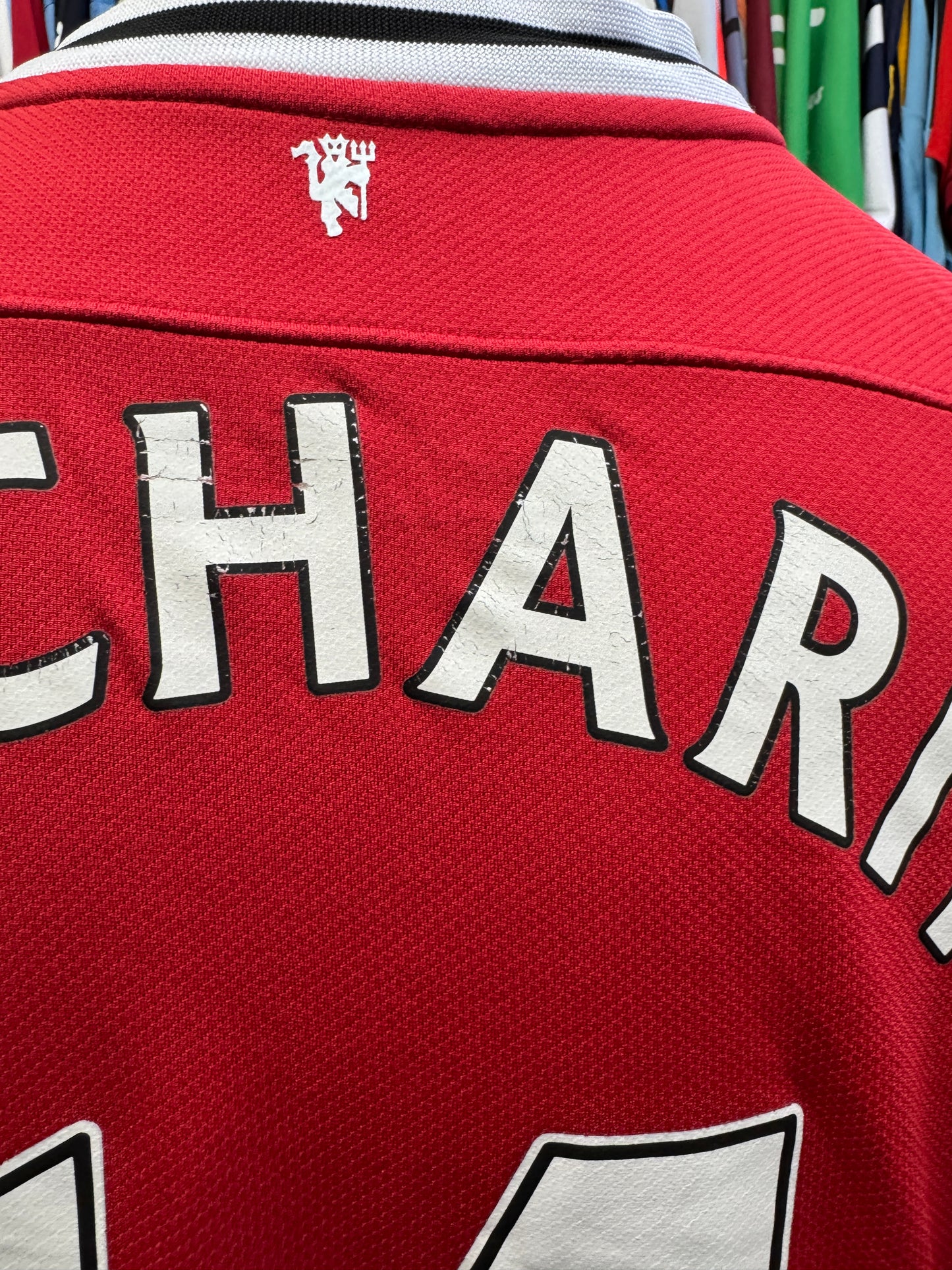 Manchester United 2011 Chicharito #14 Home w/ patches - XL