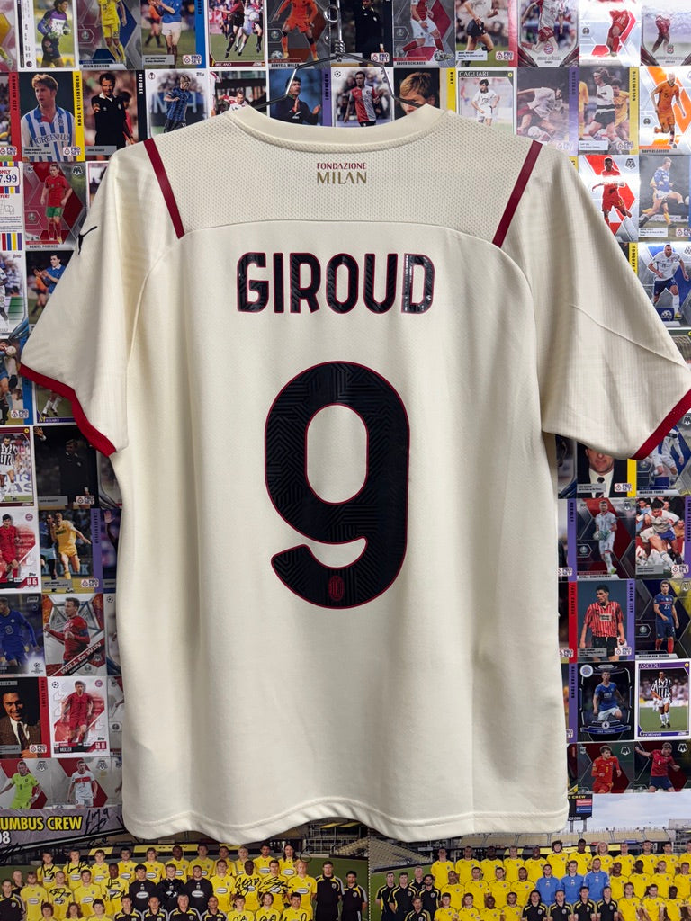 AC Milan 2021/22 Olivier Giroud #9 Away Shirt | Retro Screamers
