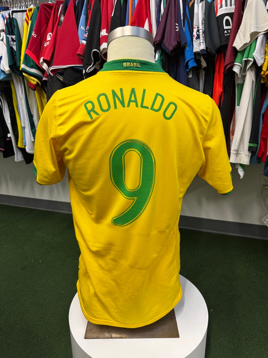 Brazil 2006 Ronaldo #9 Home - L