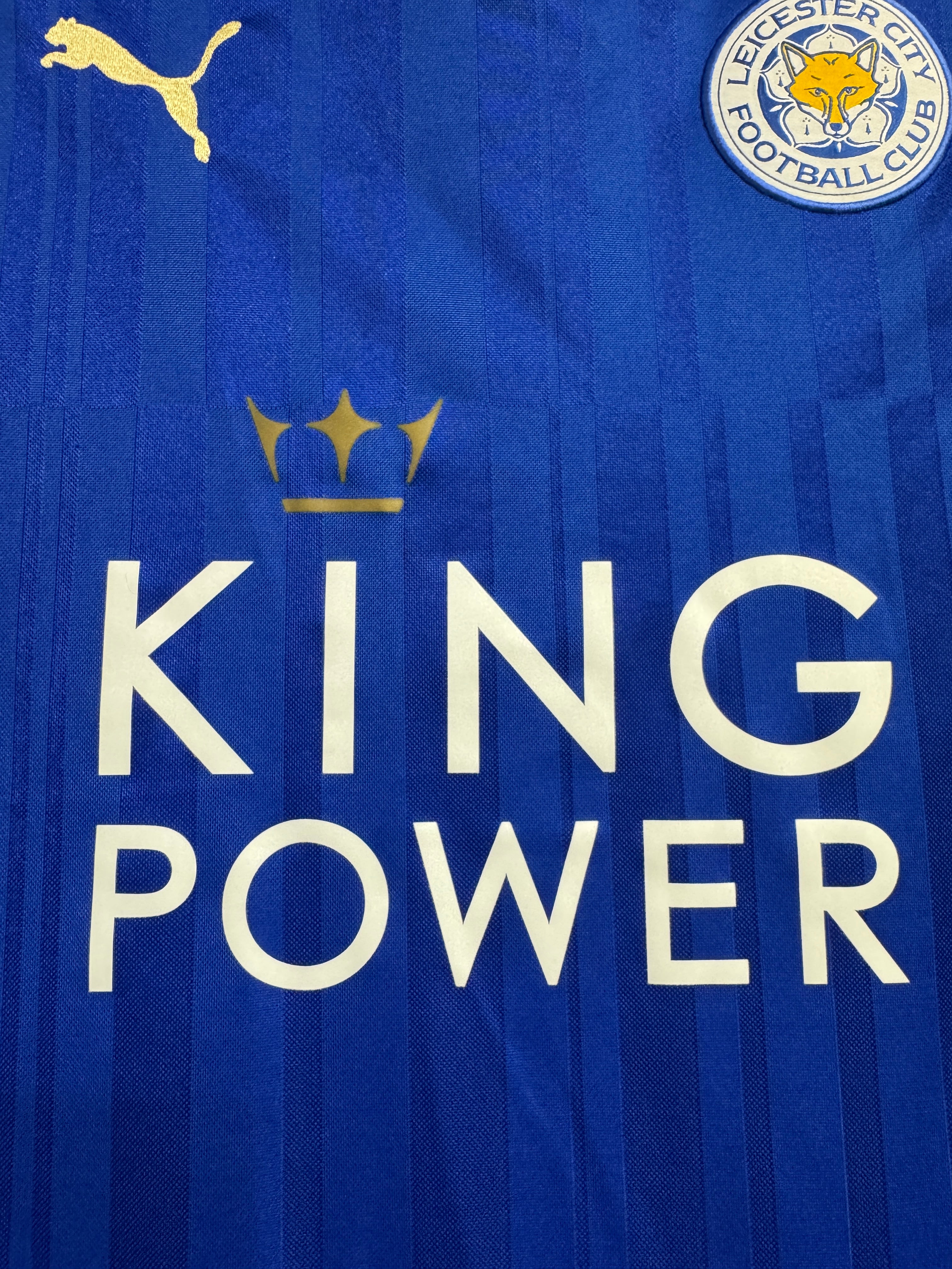 Leicester City 2016/17 Jamie Vardy #9 Home Shirt | Retro Screamers