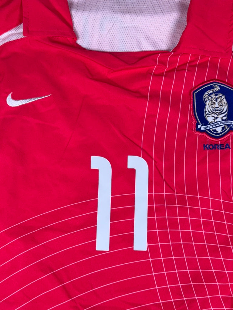 South Korea 2002/03 Y S Choi #11 Match Issue Home Shirt - XL