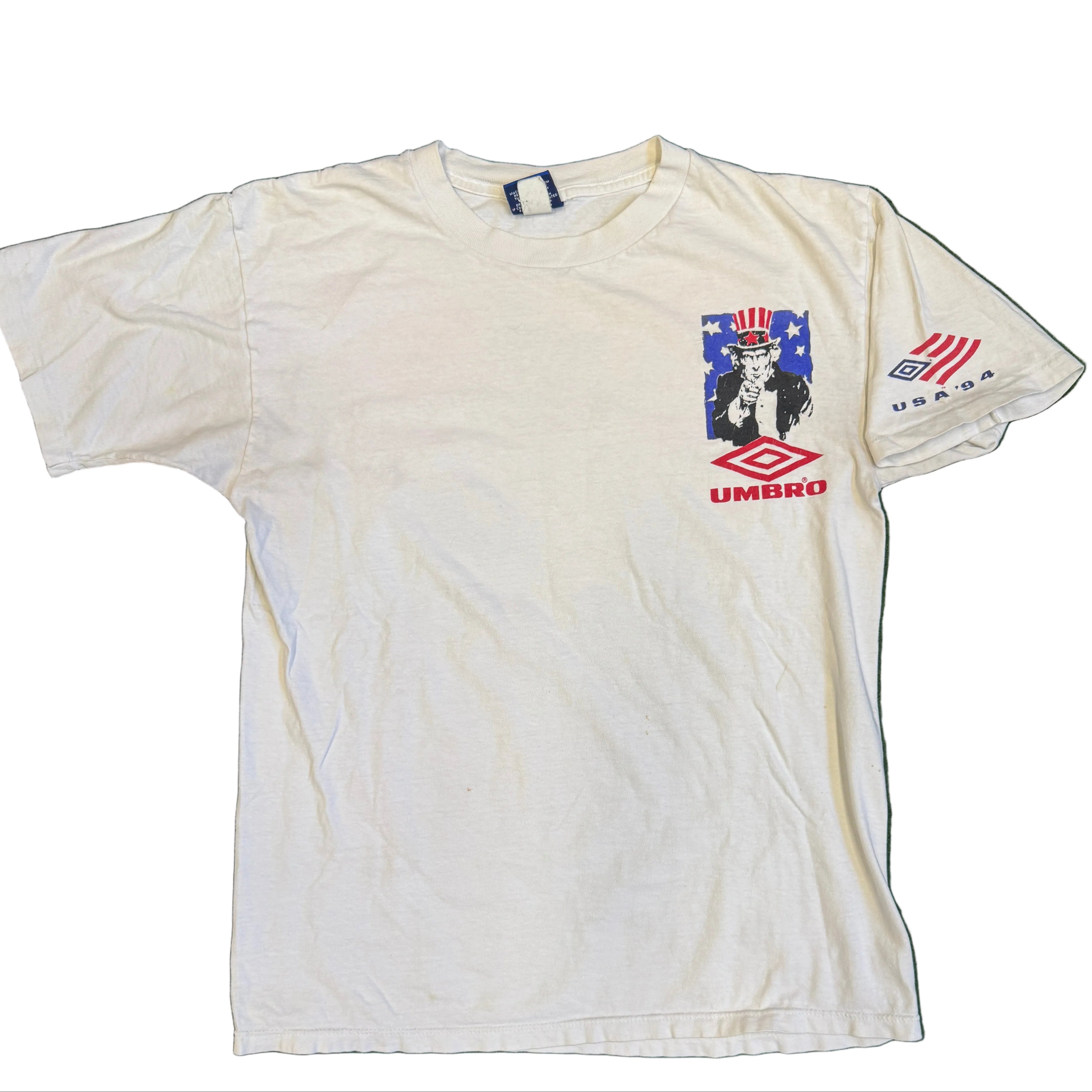 USA 94 Uncle Sam World Cup Vintage Single Stitch Tee - L
