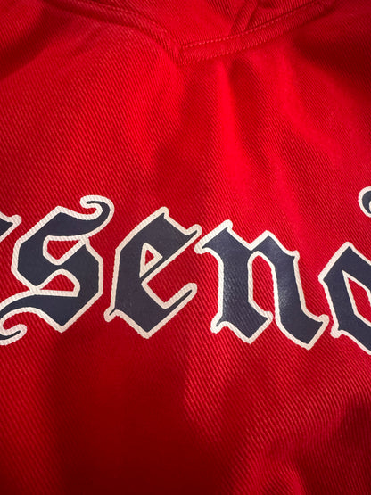 Arsenal 1994 Red Denim Drill Jacket - L