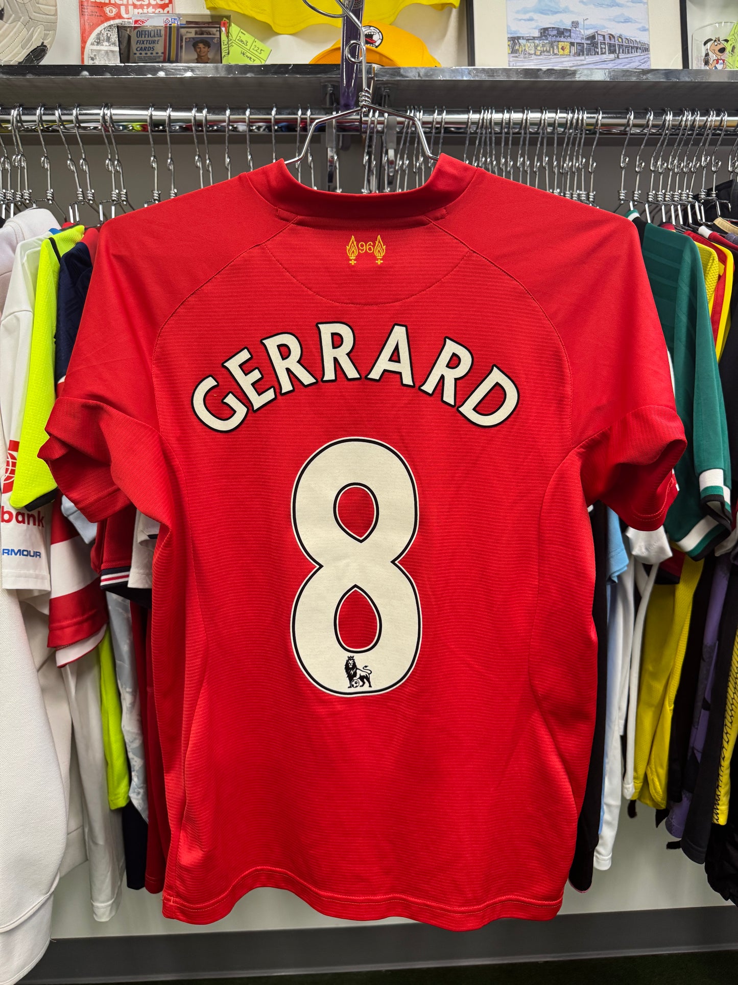 Liverpool 2013 Gerrard #8 Home - S