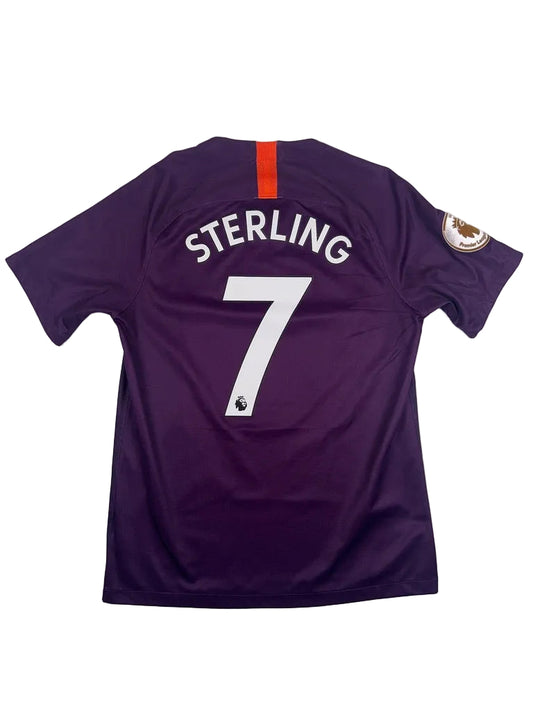 Manchester City 2018/19 Raheem Sterling #7 Third Shirt - M