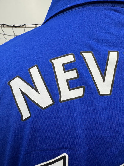 Everton 2011 Neville #18 Home w/ patches - XL