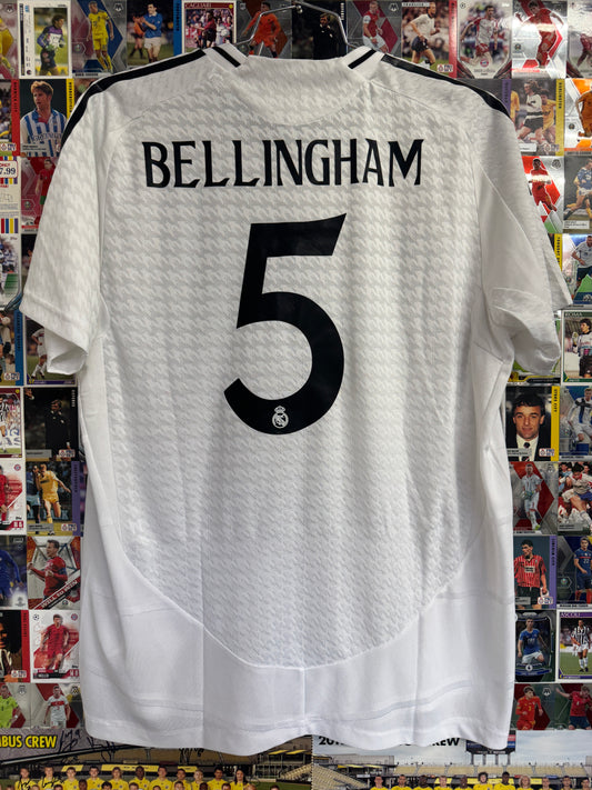 Real Madrid 2024/25 Jude Bellingham #5 Home Shirt - XL