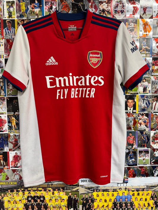 Arsenal 2021/22 Martin Odegaard #10 Home Shirt | Retro Screamers