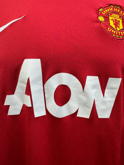 Manchester United 2011 Chicharito #14 Home w/ patches - XL