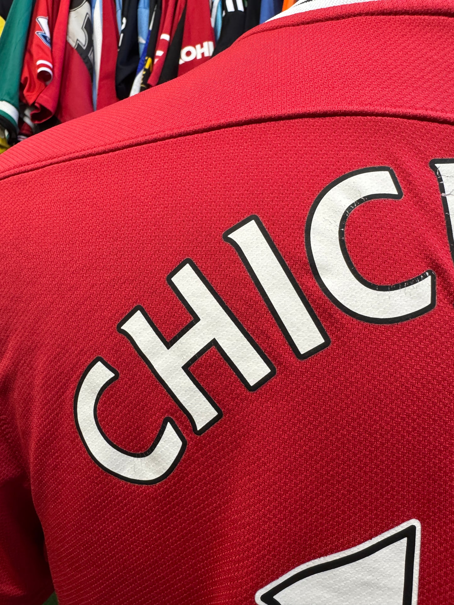 Manchester United 2011 Chicharito #14 Home w/ patches - XL