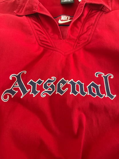 Arsenal 1994 Red Denim Drill Jacket - L