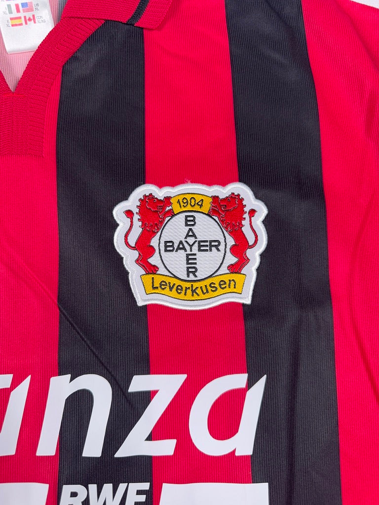 Bayer Leverkusen 1999/00 Ulf Kirsten #9 Match Prepared Home Shirt - XL