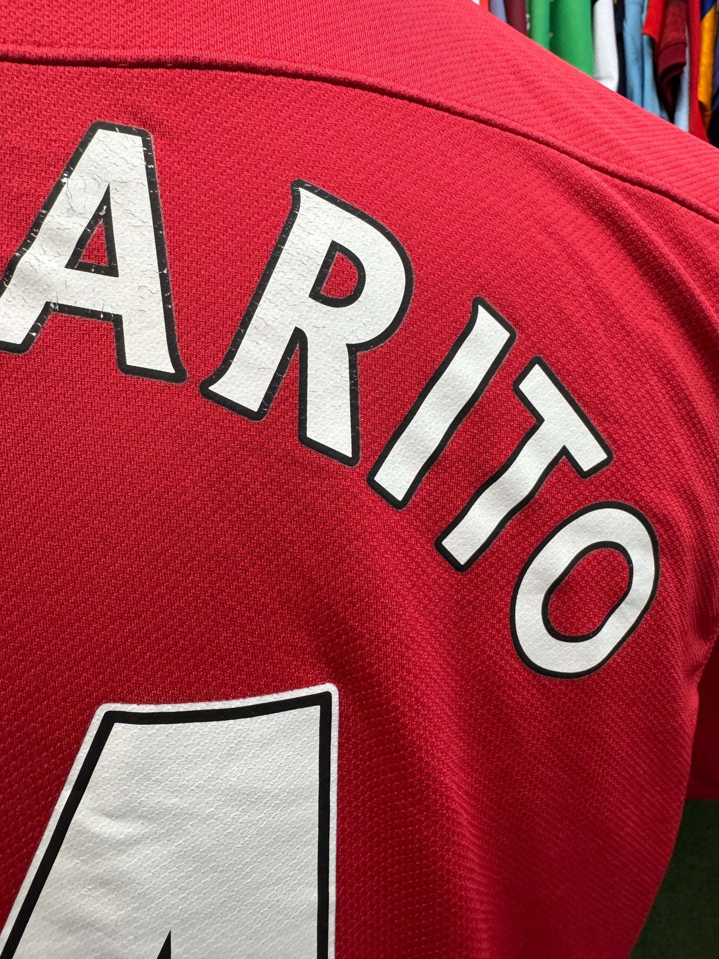 Manchester United 2011 Chicharito #14 Home w/ patches - XL