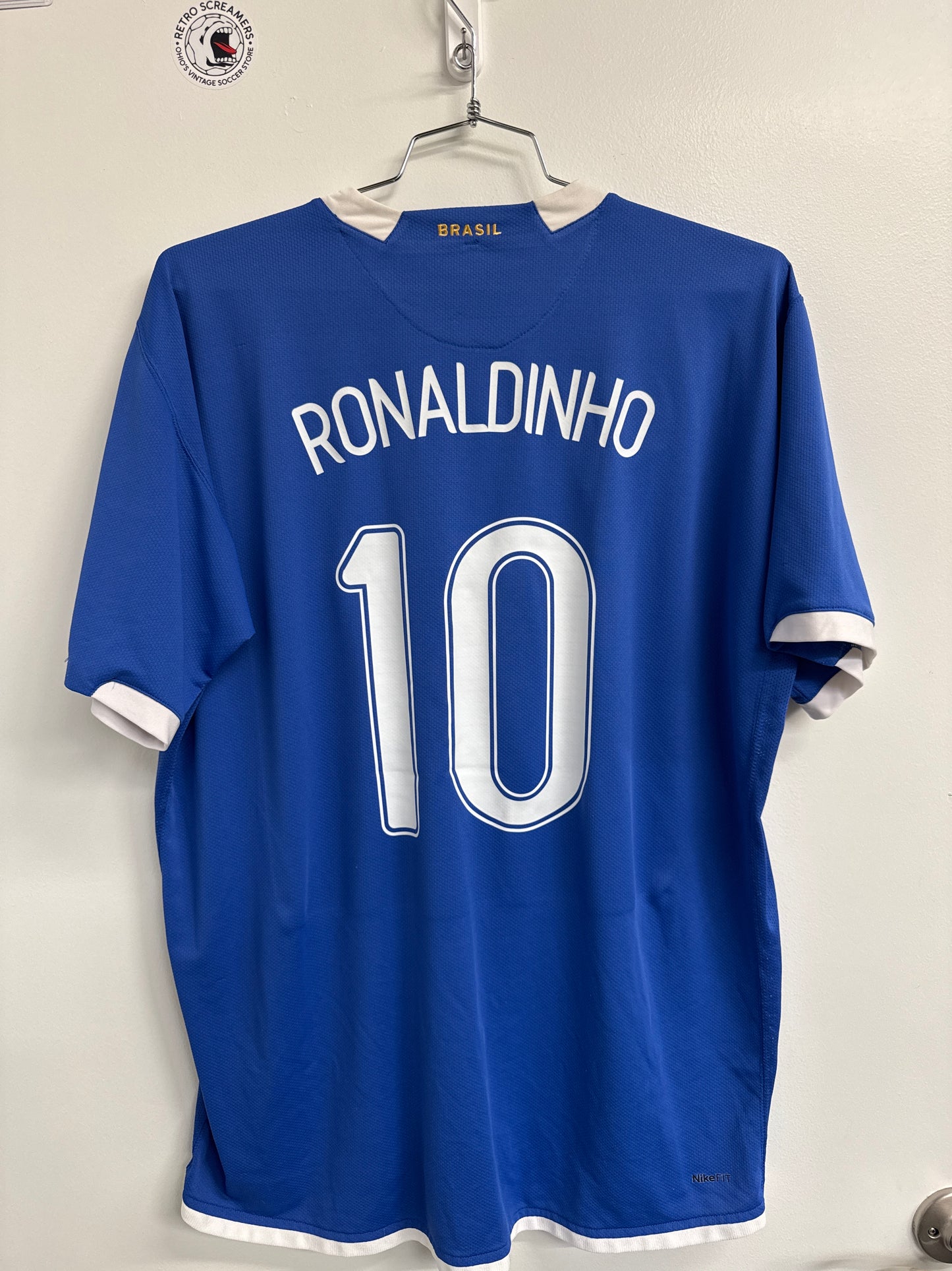 Brazil 2006 Ronaldinho #10 Away Shirt - XXL