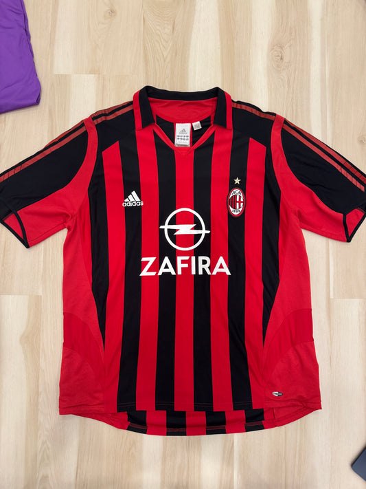 AC Milan 2005 Maldini #3 Home Shirt - XL