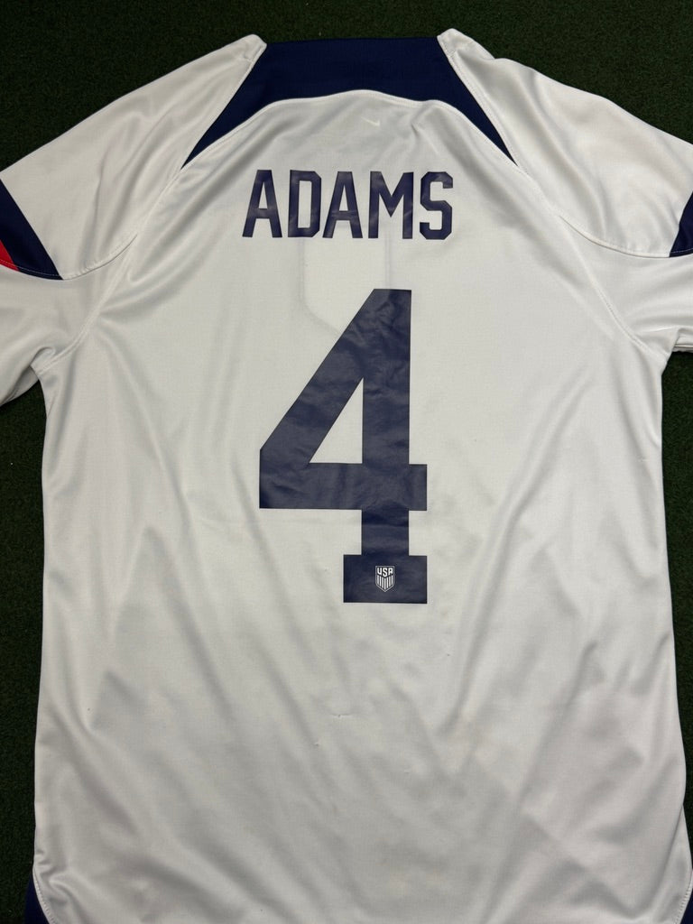 USA 2022 Tyler Adams #4 Home Shirt | Retro Screamers