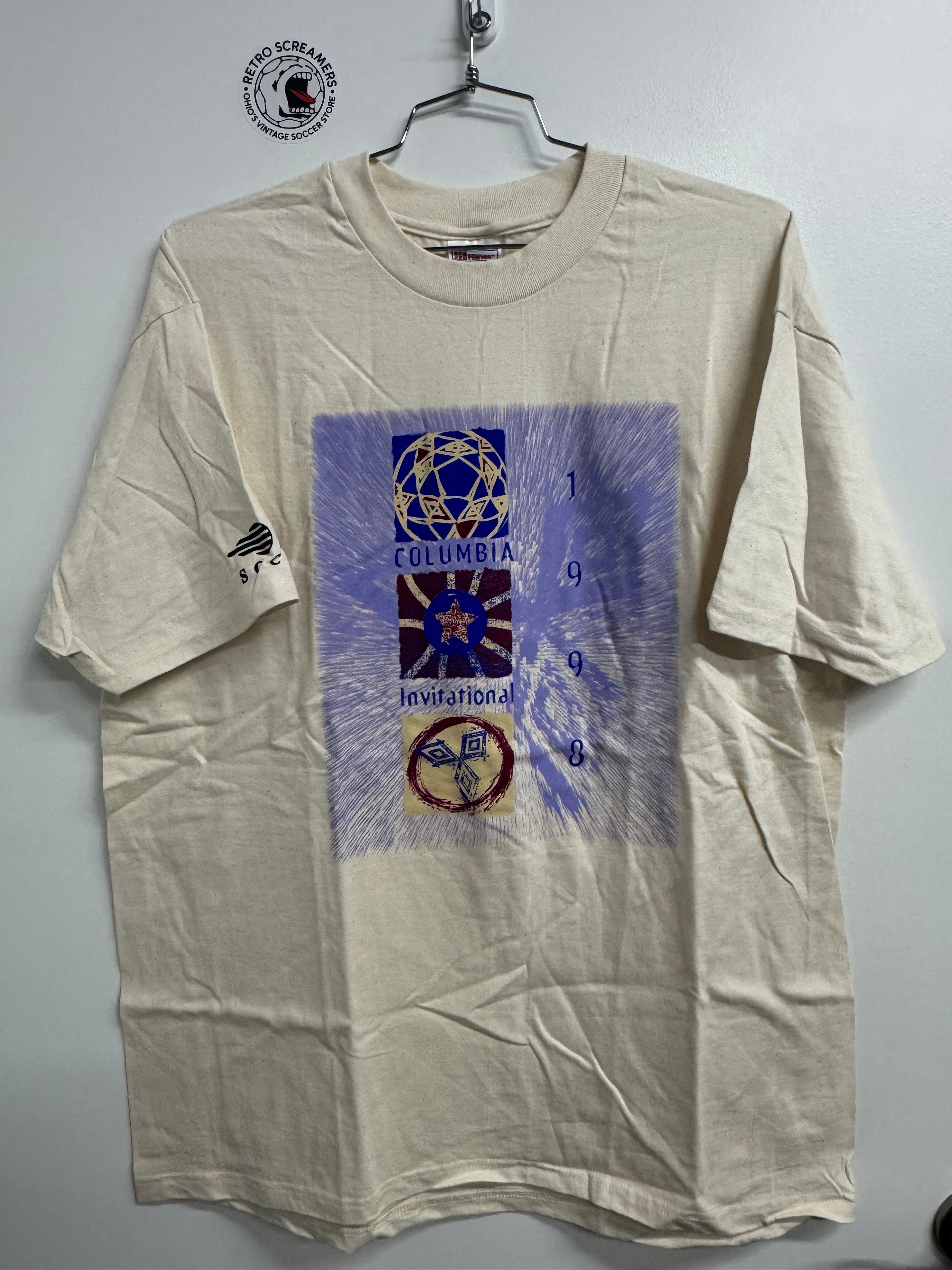 Vintage Umbro 1998 Columbia Invitational Soccer Tee - XL