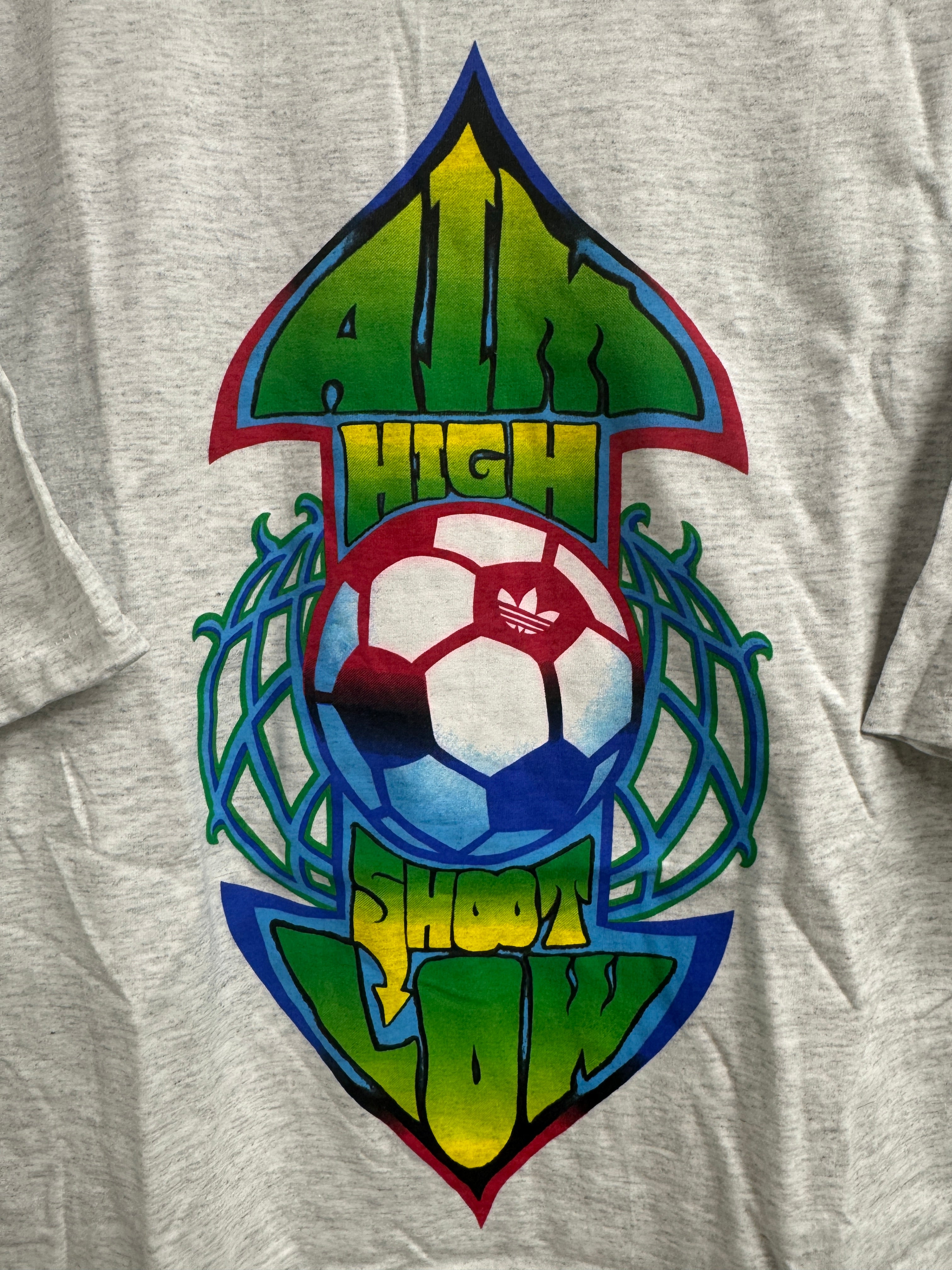 adidas Aim High Shoot Low Tee 90's - XL