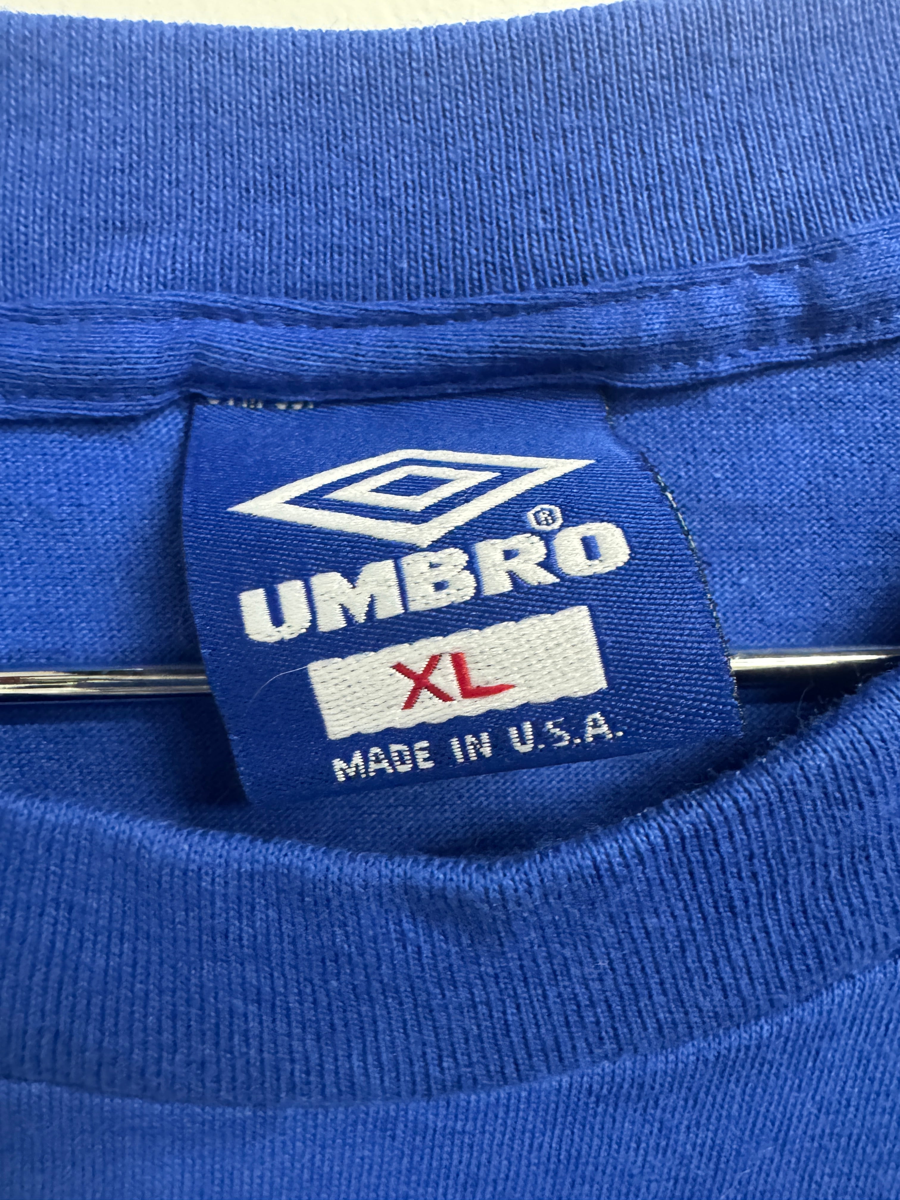 Vintage Umbro Made in USA Single Stitch Soccer Tee - XL