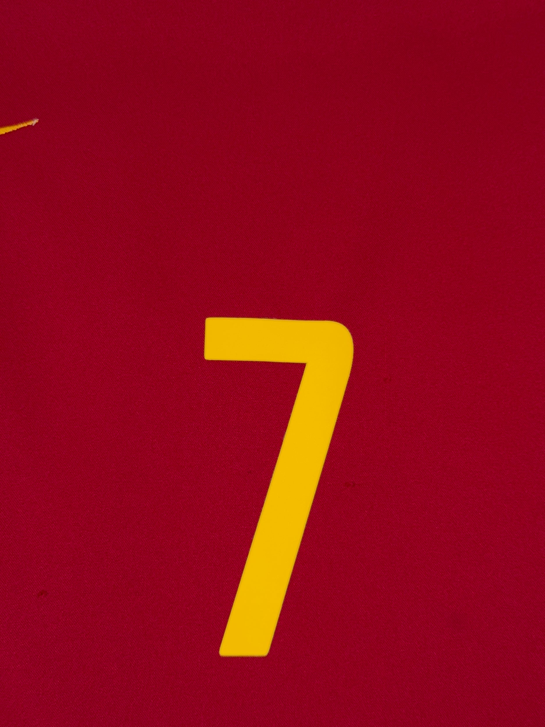 Portugal 2002/04 Figo #7 Dual Layer Home Shirt - M