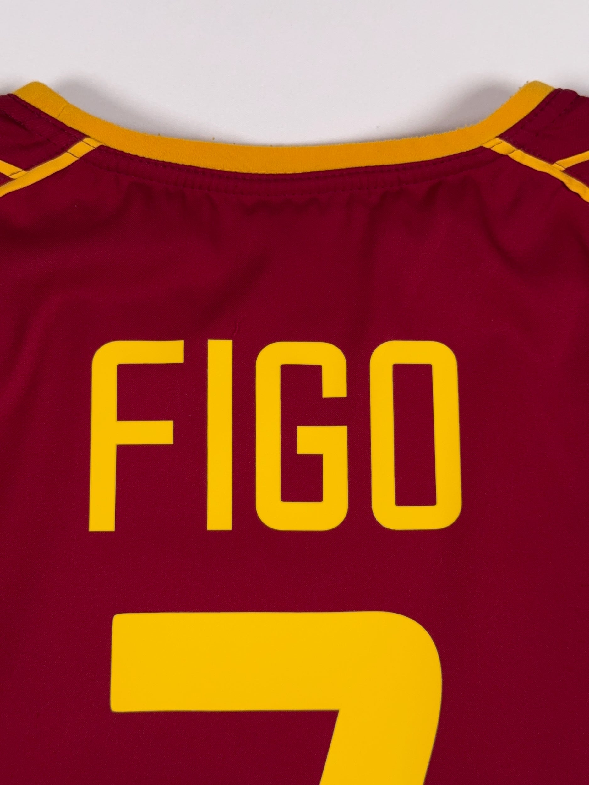 Portugal 2002/04 Figo #7 Dual Layer Home Shirt - M