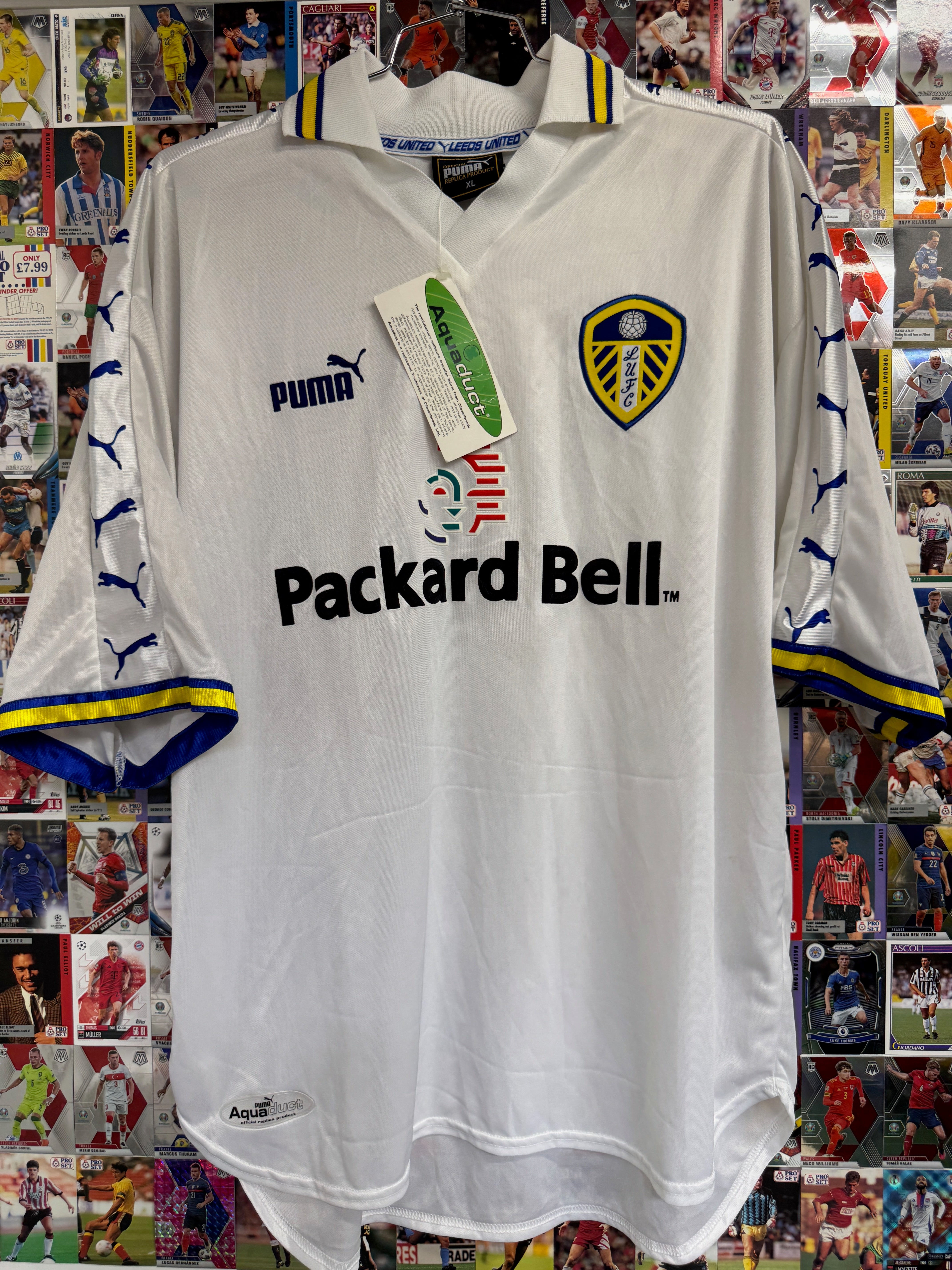Leeds United 1998/99 Home Shirt with Original Tags | Retro Screamers