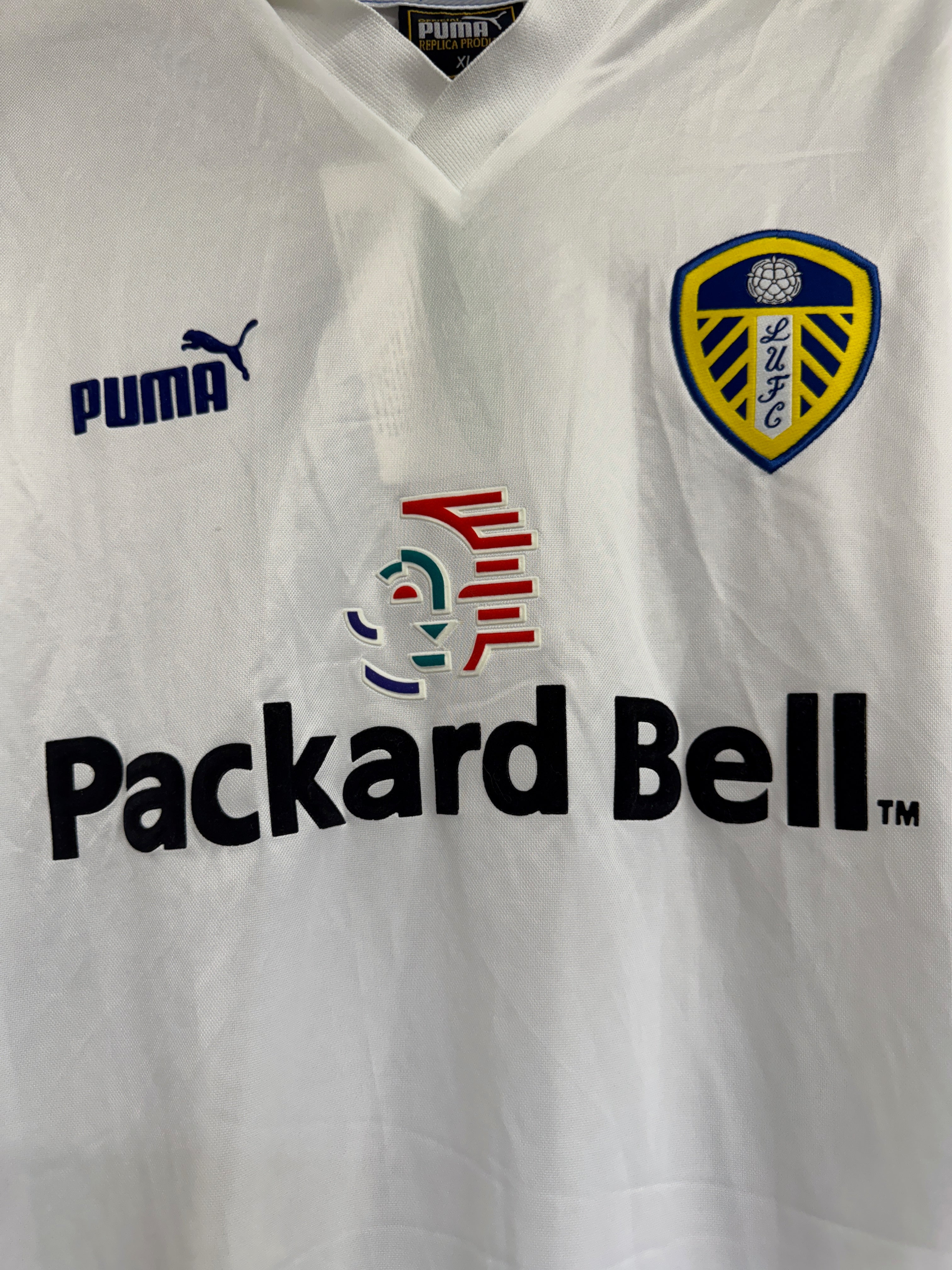 Leeds United 1998/99 Home Shirt with Original Tags | Retro Screamers