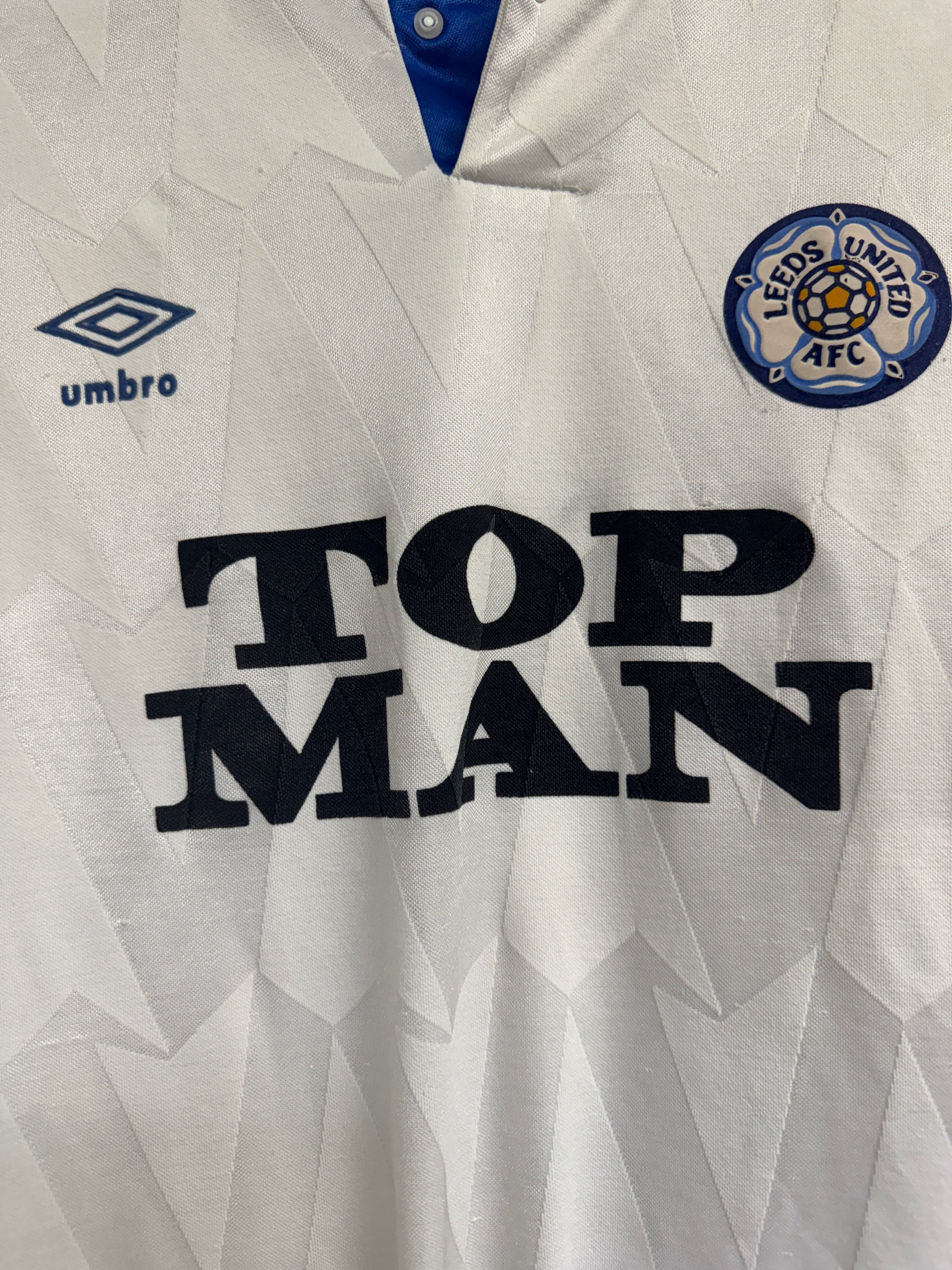 Leeds United 1990/91 Home Shirt | Retro Screamers