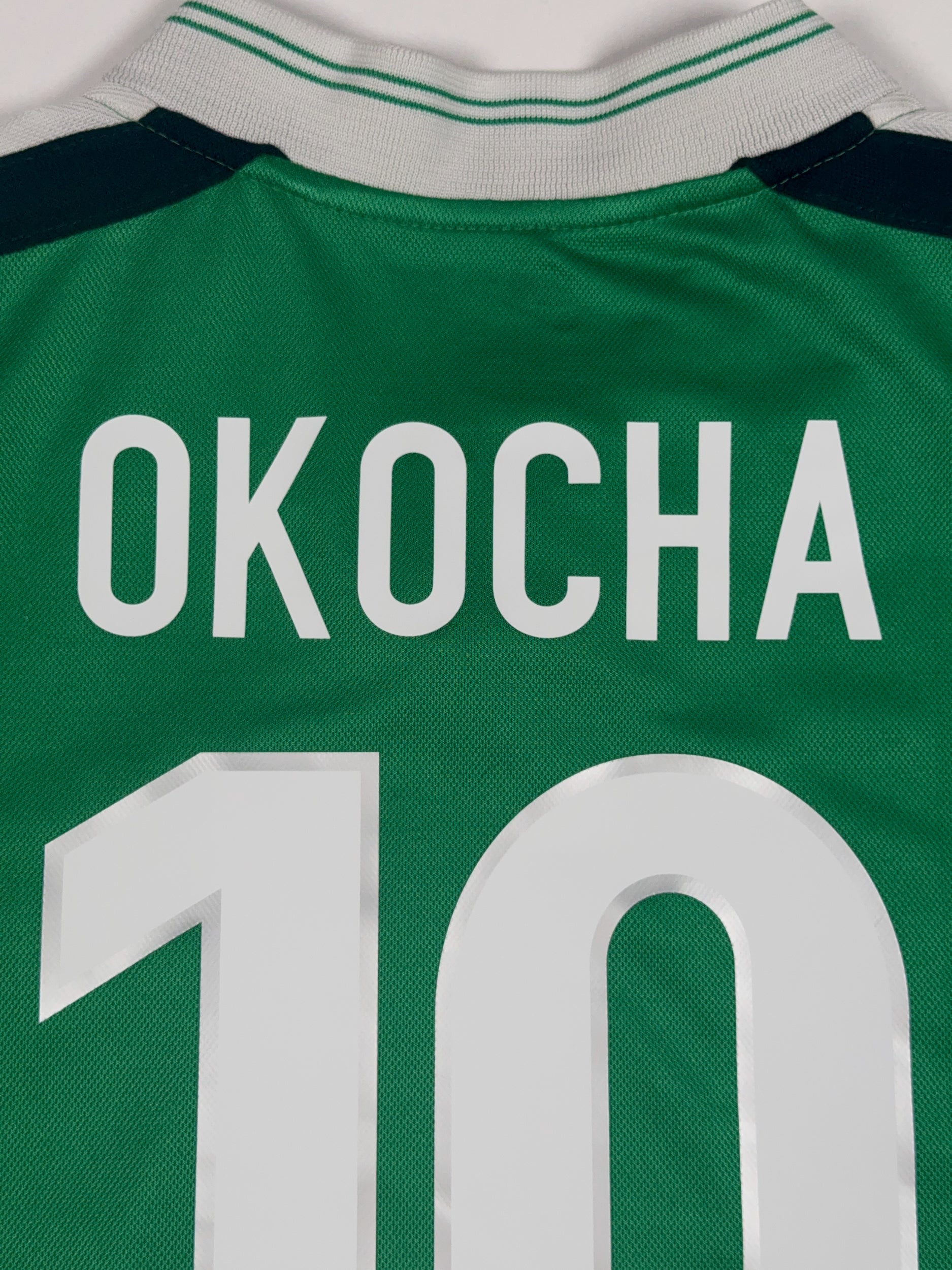 Nigeria 1998/00 Jay-Jay Okocha #10 Home Shirt - L
