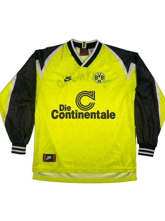 Borussia Dortmund 1995/96 Home Longsleeve Shirt - XL