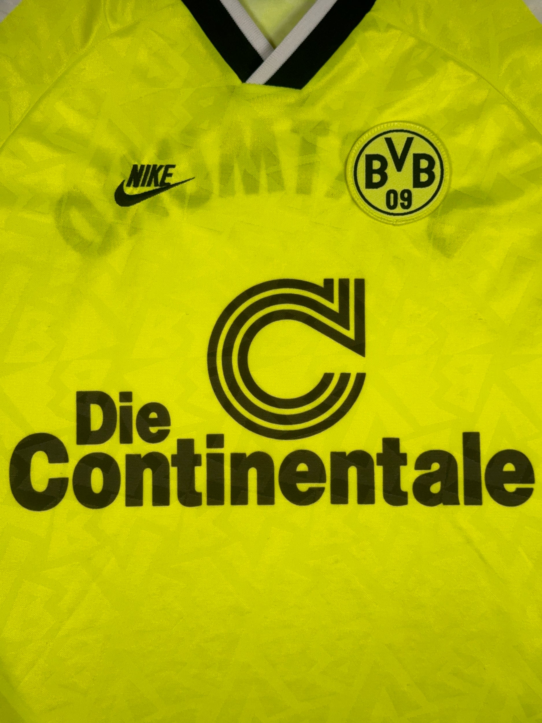 Borussia Dortmund 1995/96 Home Longsleeve Shirt - XL