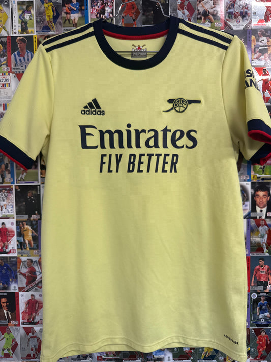 Arsenal 2021/22 Bukayo Saka #7 Away | Retro Screamers