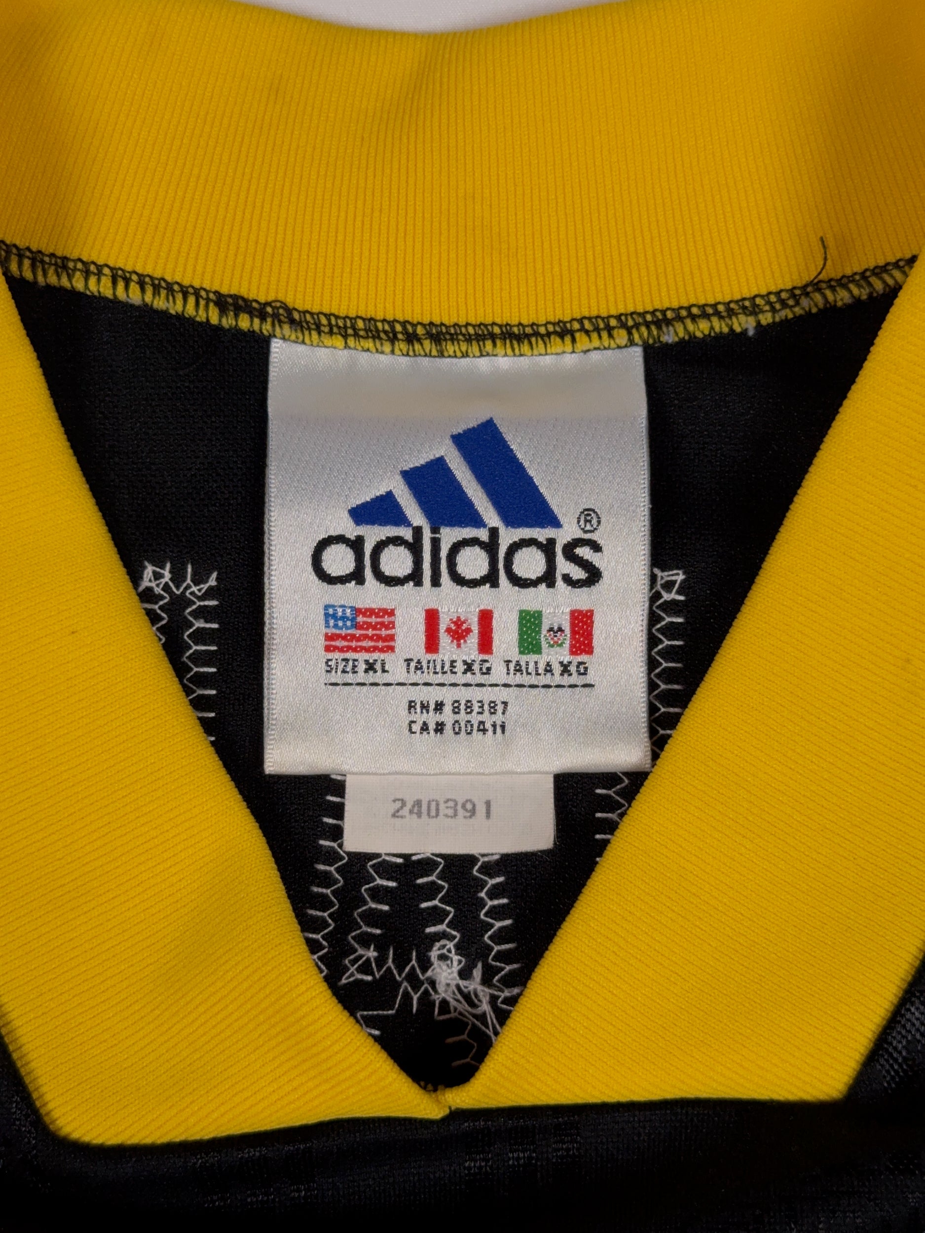 Columbus Crew 1997/98 Janusz Michallik #4 Matchworn Home Shirt - XL