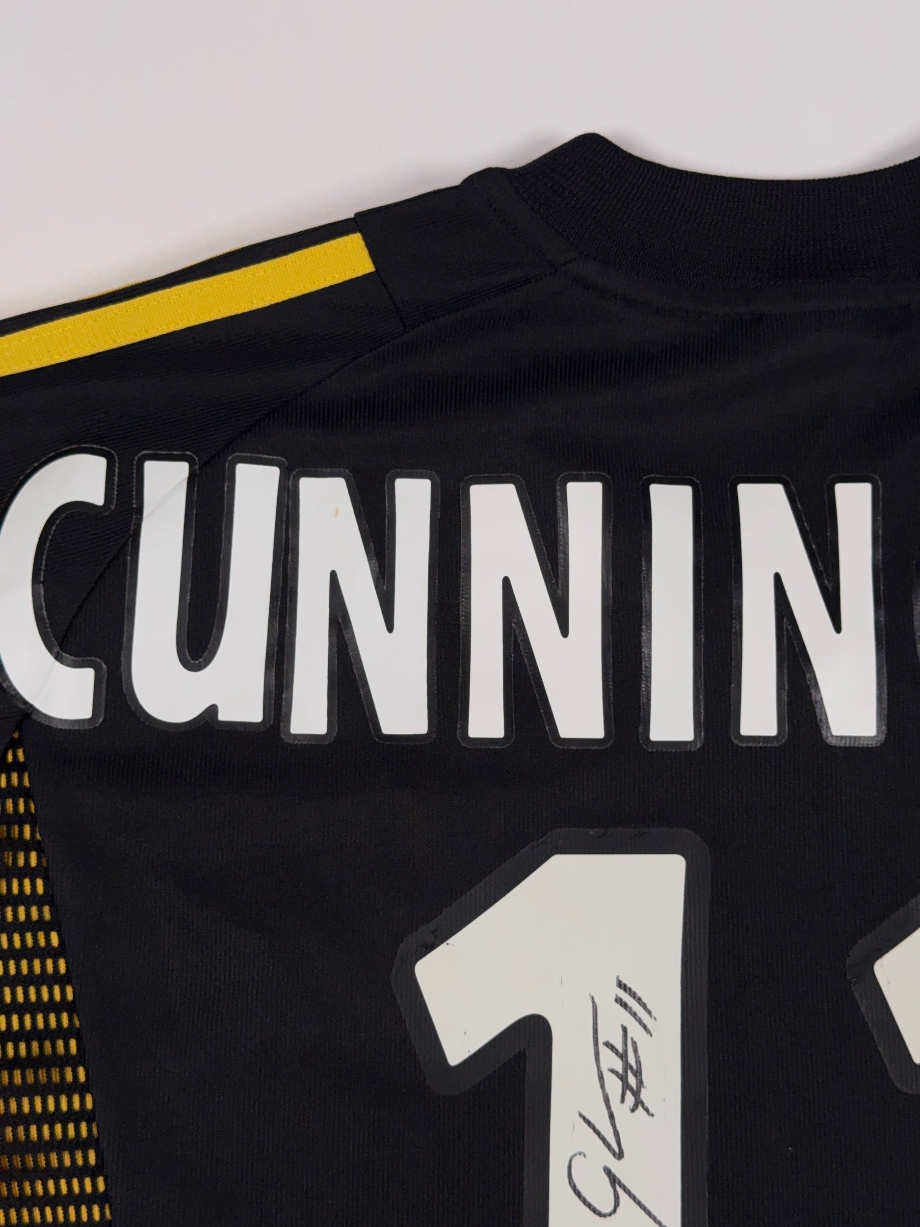 Columbus Crew 2002/03 Jeff Cunningham #11 Signed Away Shirt - L