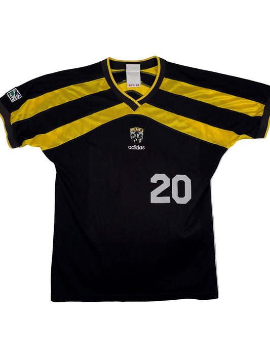 Columbus Crew 1996/97 Brian McBride #20 Signed Home Shirt - XL