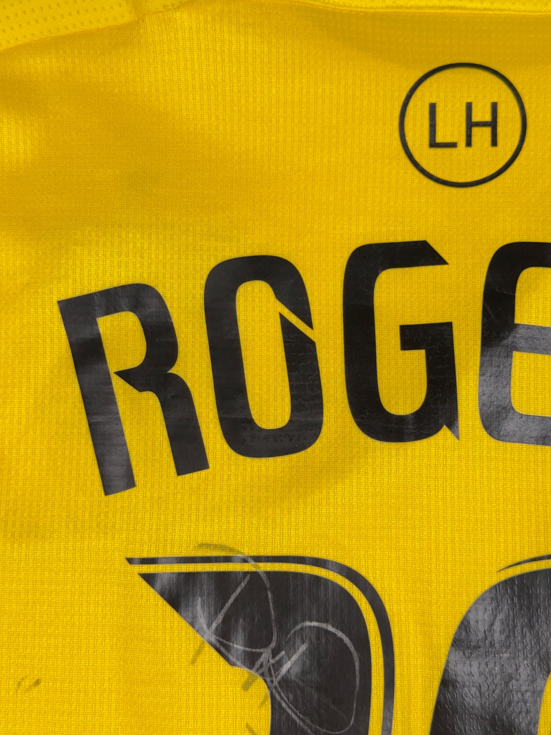 Columbus Crew 2010/11 Robbie Rogers #18 Matchworn & Signed Home Longsleeve Shirt - L