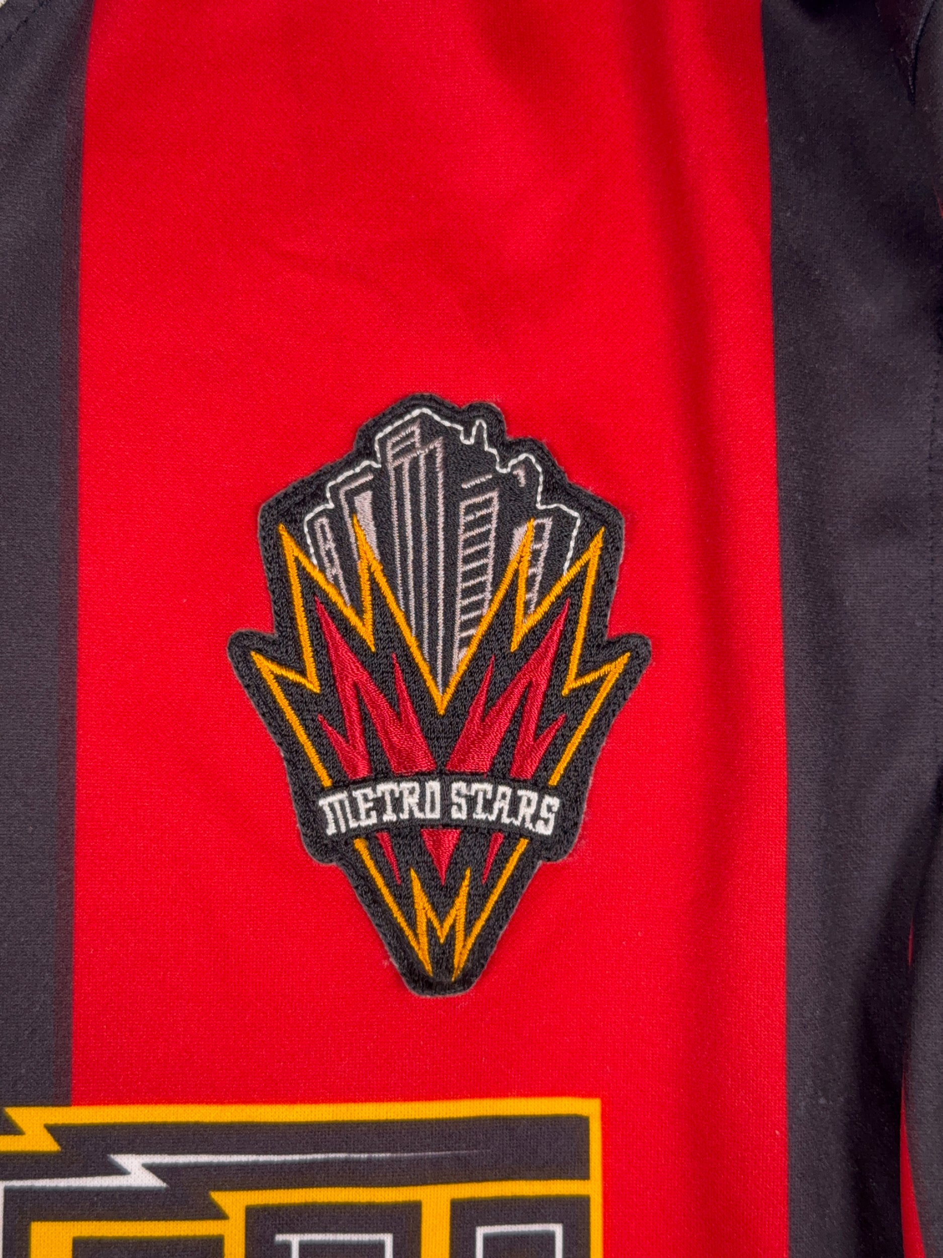 New York Metrostars 2001/02 Clint Mathis #13 Signed Away Shirt - M