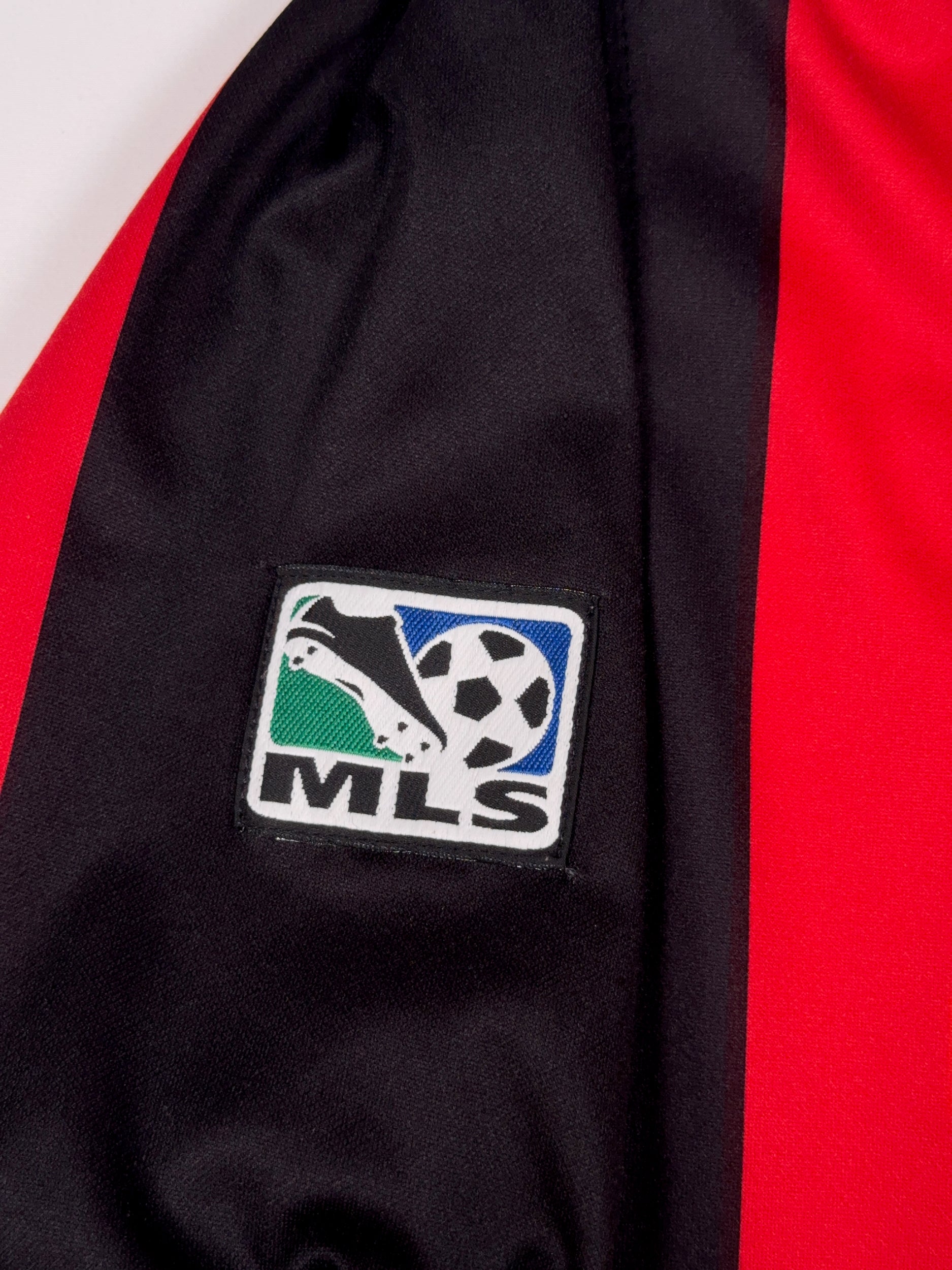 New York Metrostars 2001/02 Clint Mathis #13 Signed Away Shirt - M