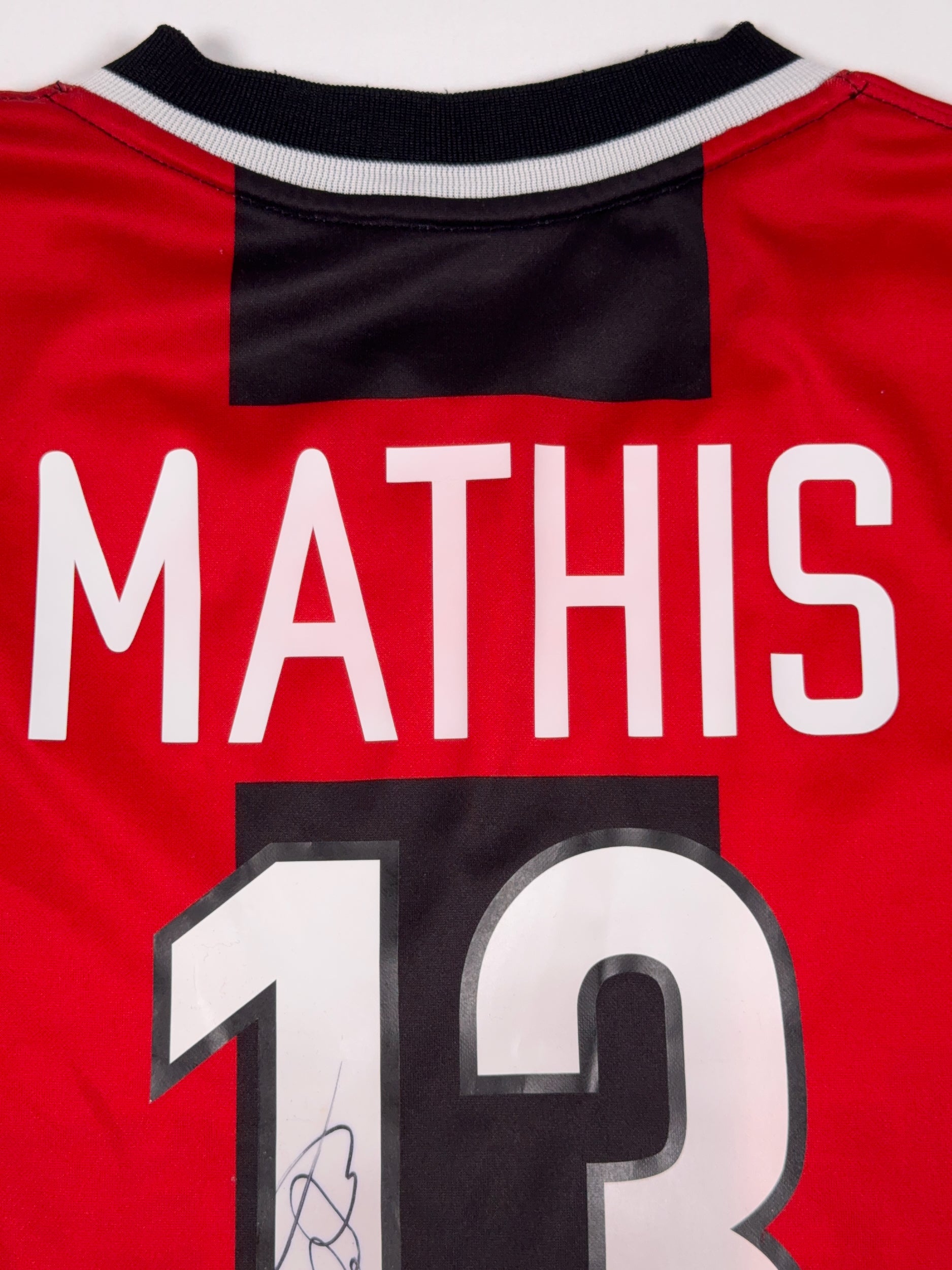 New York Metrostars 2001/02 Clint Mathis #13 Signed Away Shirt - M
