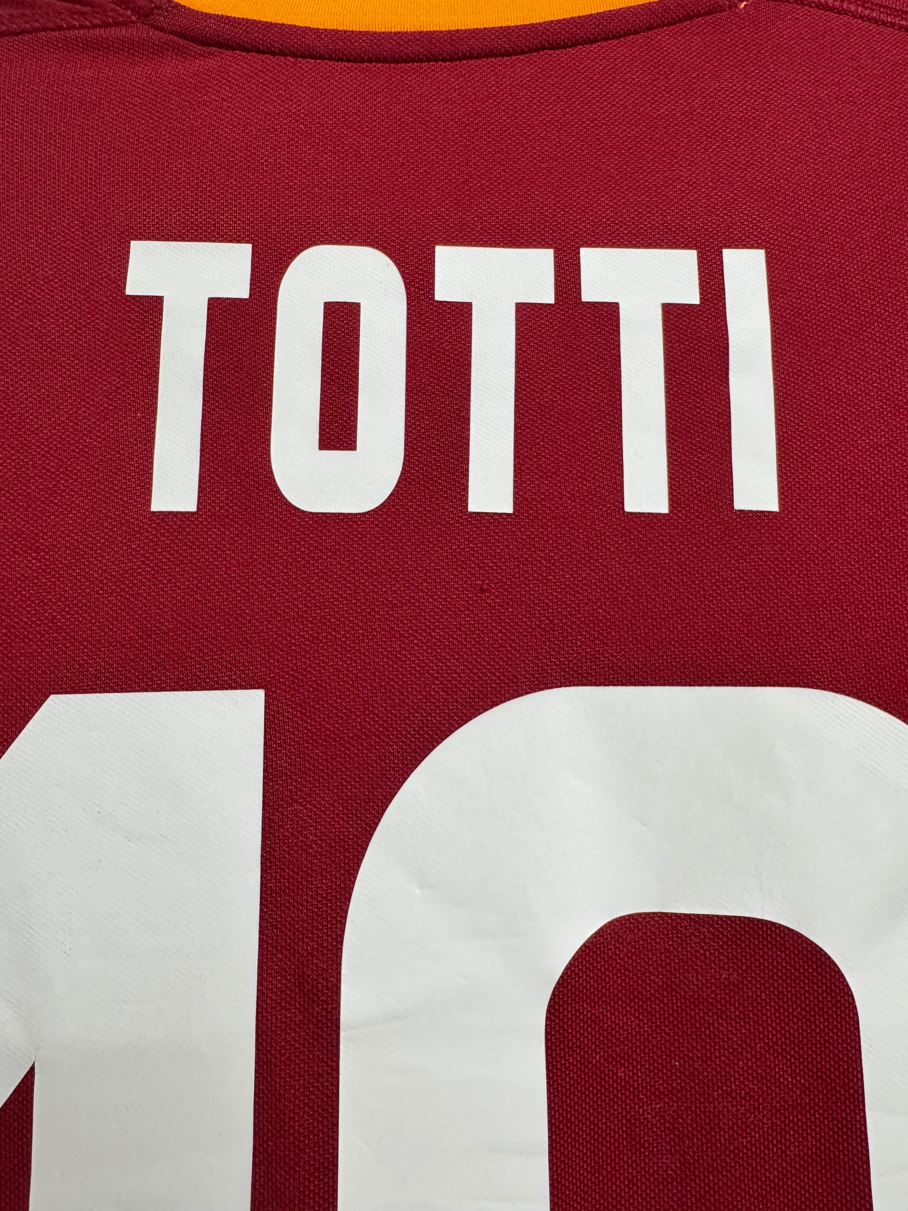 Roma 2007/08 Francesco Totti #10 Home Shirt | Retro Screamers