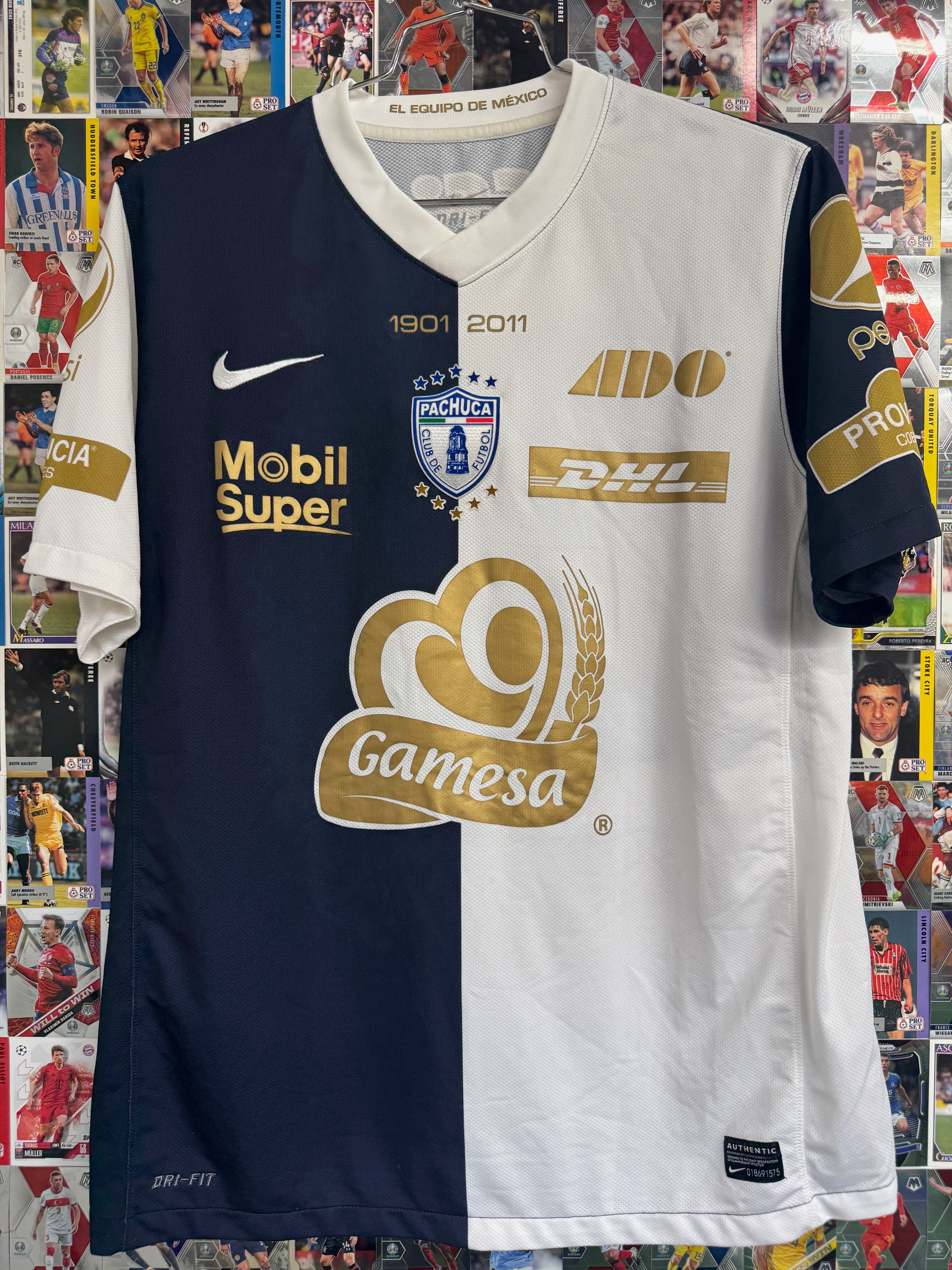 Pachuca 2010/11 110th Year Anniversary Home Shirt - L