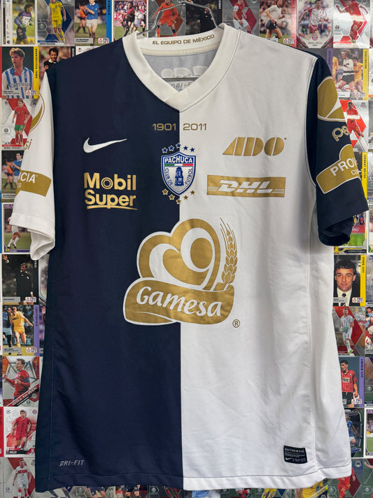 Pachuca 2010/11 110th Year Anniversary Home Shirt | Retro Screamers
