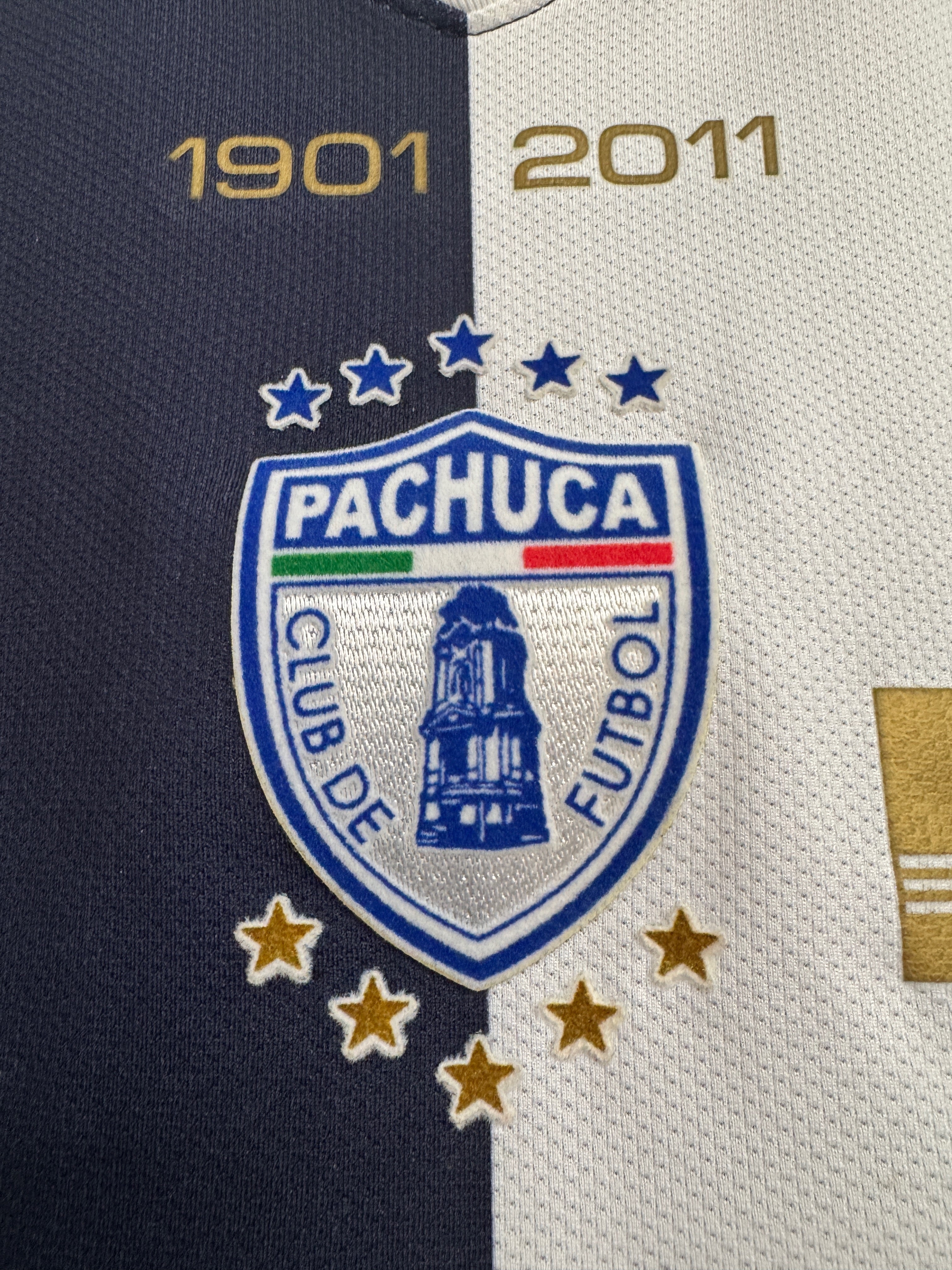 Pachuca 2010/11 110th Year Anniversary Home Shirt | Retro Screamers