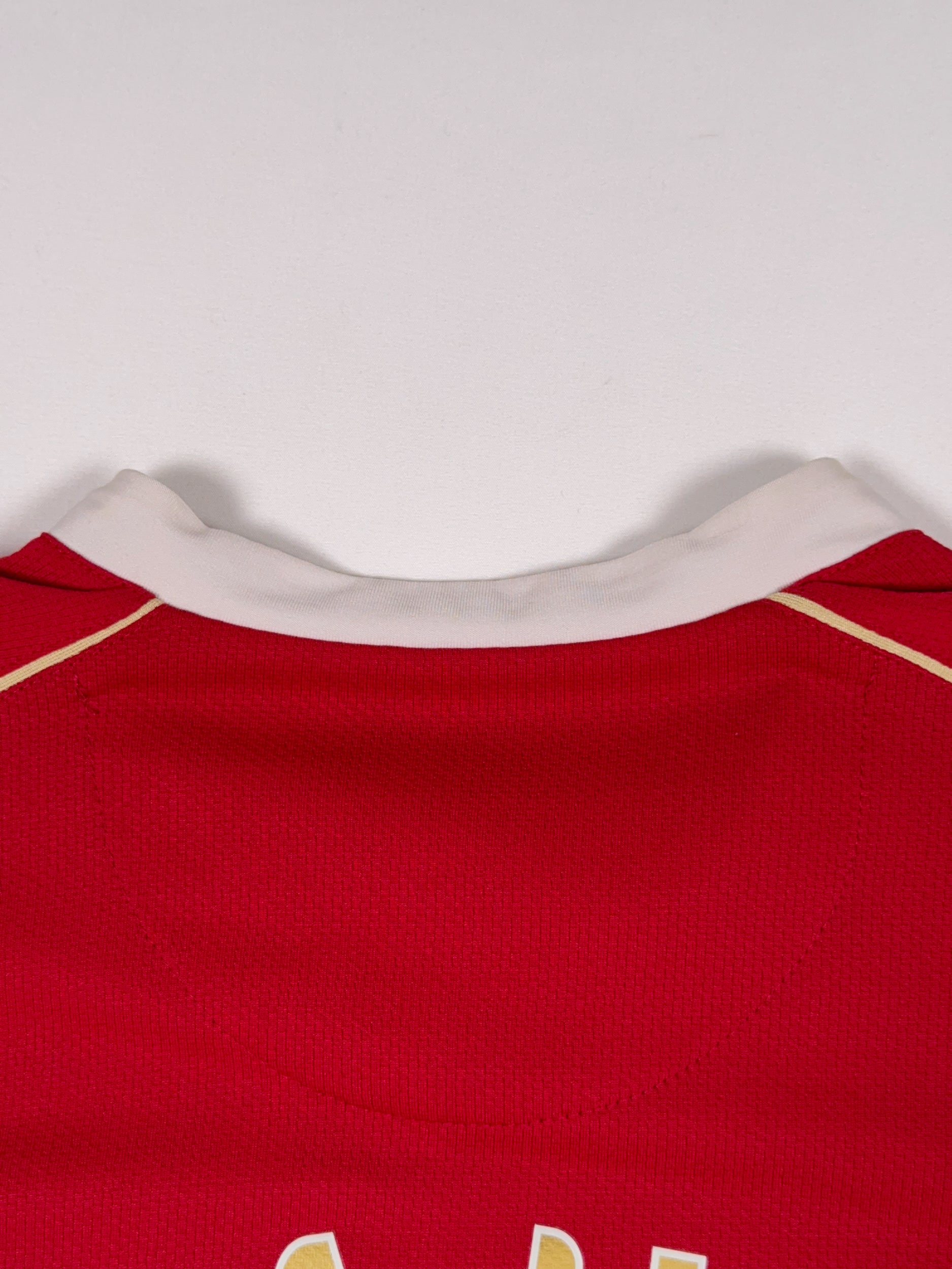 Manchester United 2006/07 Louis Saha #9 Longsleeve Home Shirt - M